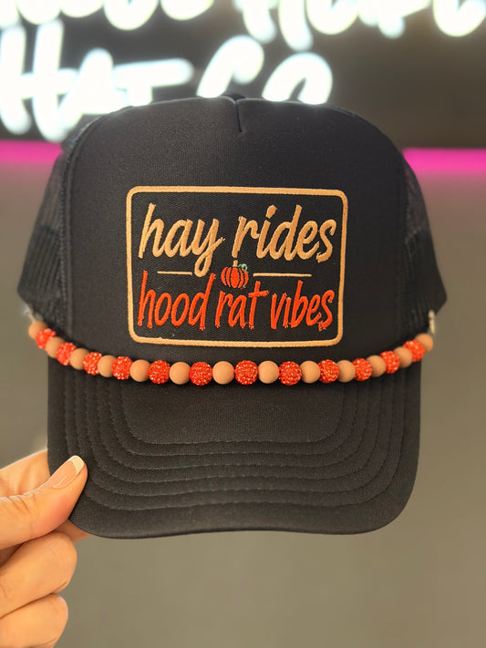 HAY RIDES TRUCKER HAT