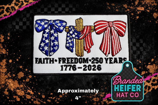 250TH EMBROIDERY PATCH