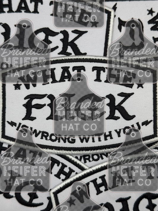 WTF is wrong with you embroidery patch