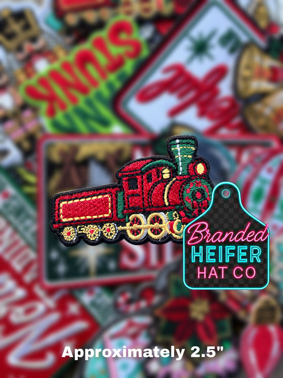 TRAIN EMBROIDERY PATCH