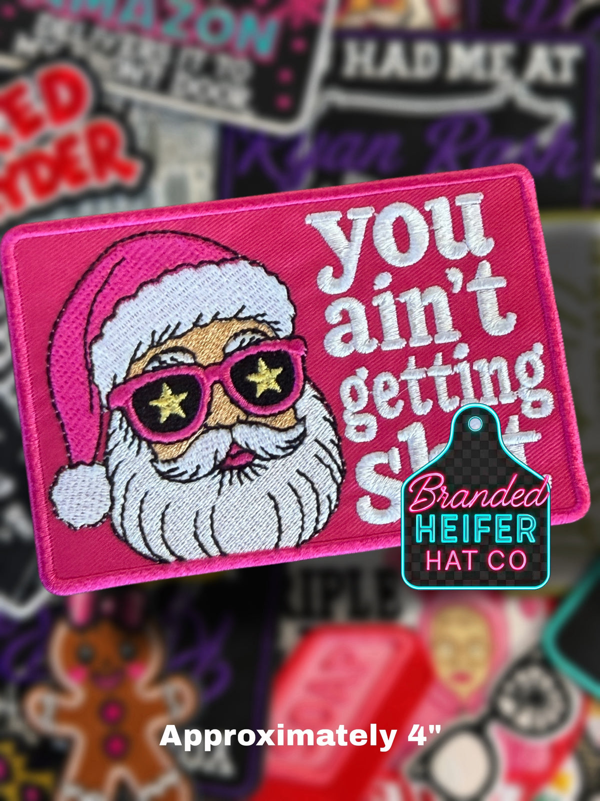 YOU AINT GETTING SHIT | EMBROIDERED HAT PATCH