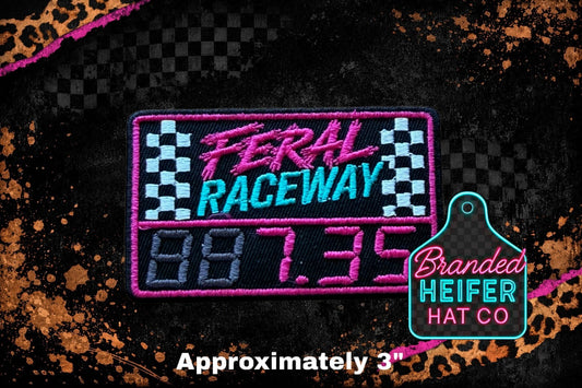 FERAL RACEWAY EMBROIDERY PATCH
