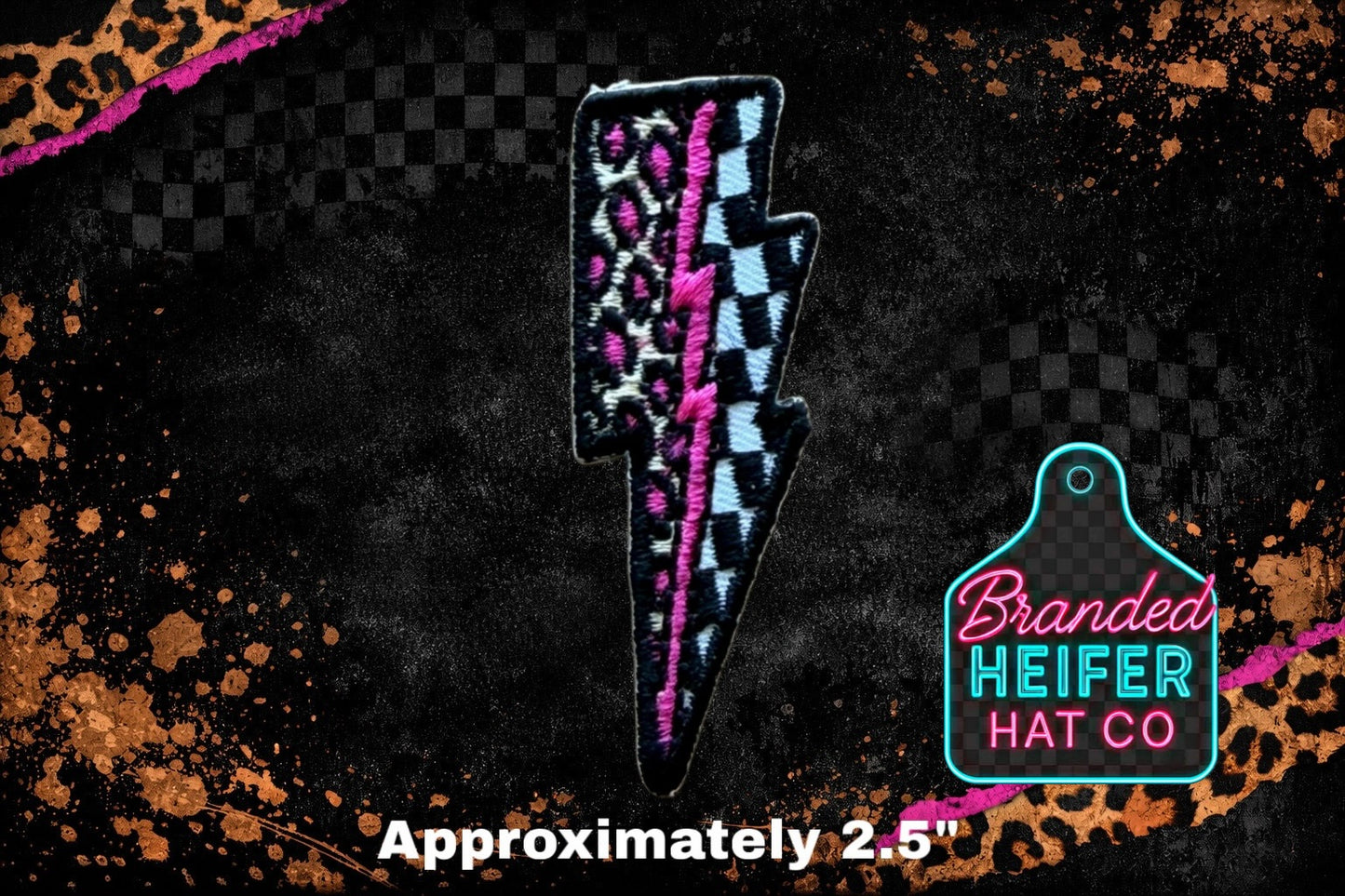 LIGHTNING BOLT FILLER EMBROIDERY PATCH