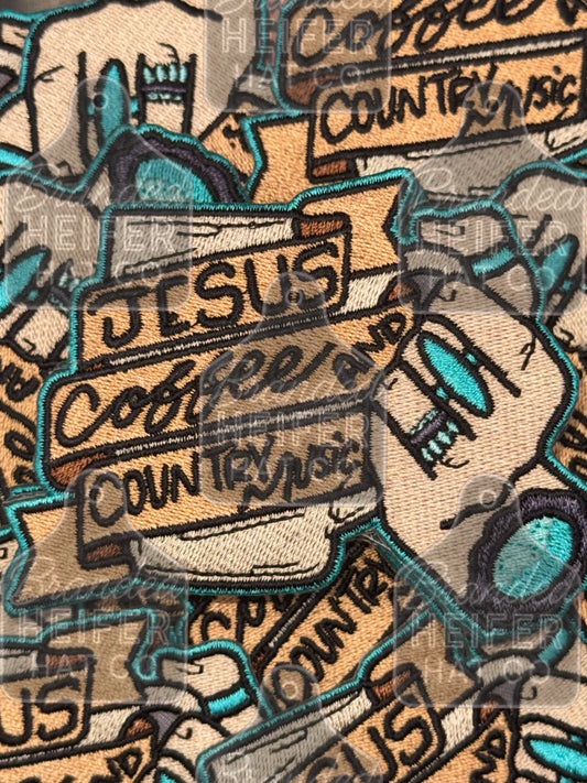 Jesus and country music patch