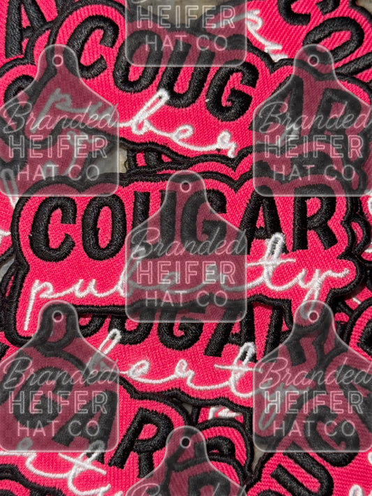 Cougar puberty embroidery patch