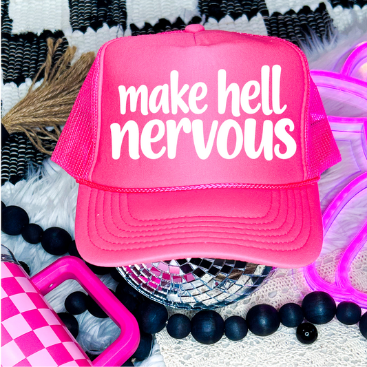MAKE HELL NERVOUS  DTF TRANSFER
