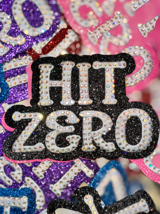 LARGE HIT ZERO | EMBROIDERY PATCH