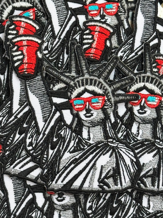 SMALL TIPSY LIBERTY | EMBROIDERY PATCH | FINAL RESTOCK