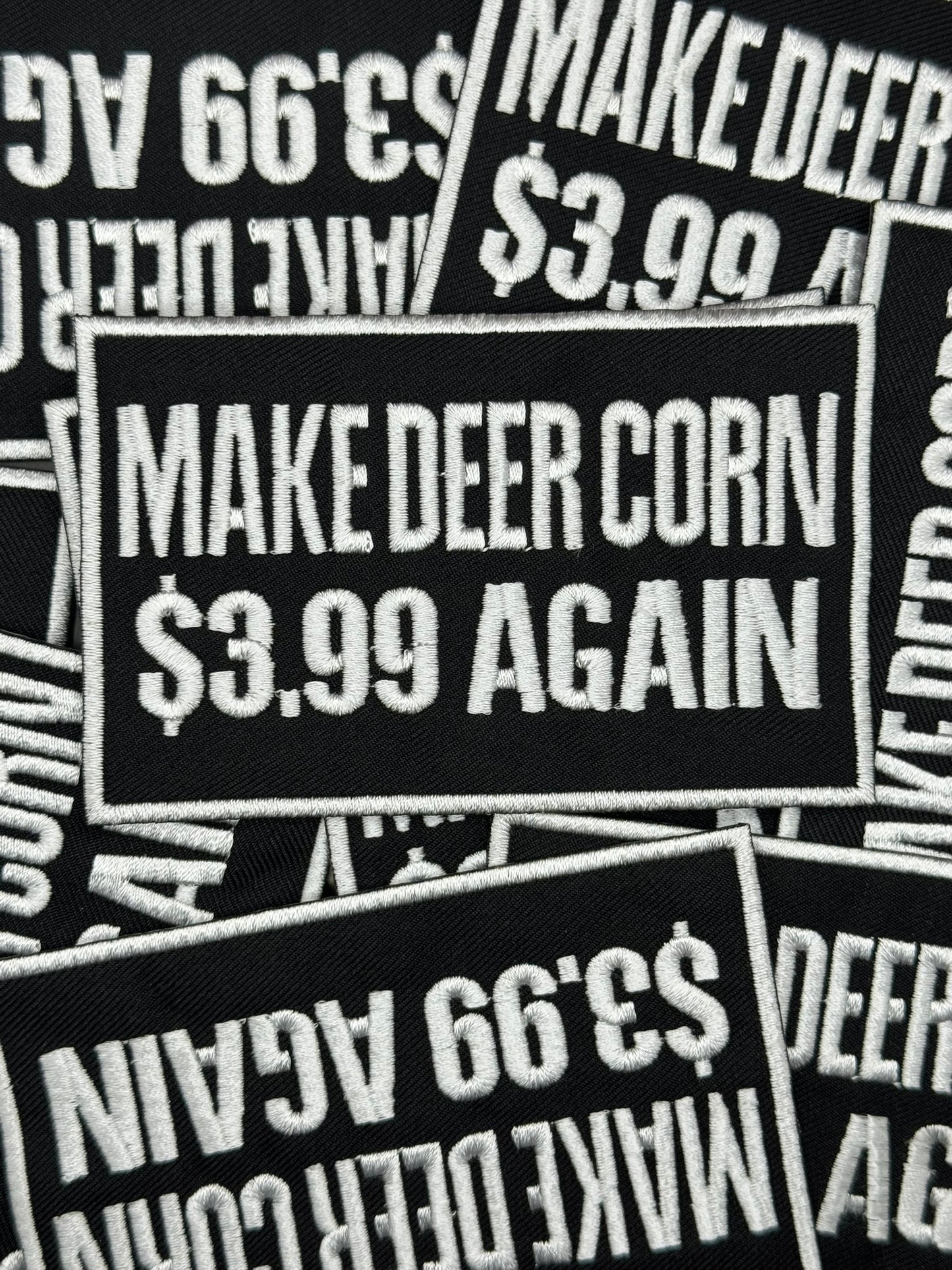 Make Deer Corn $3.99 embroidery patch