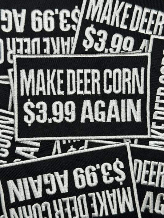 Make Deer Corn $3.99 embroidery patch