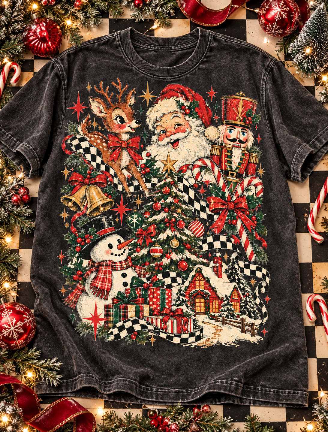 VINTAGE CHRISTMAS DTF TRANSFER