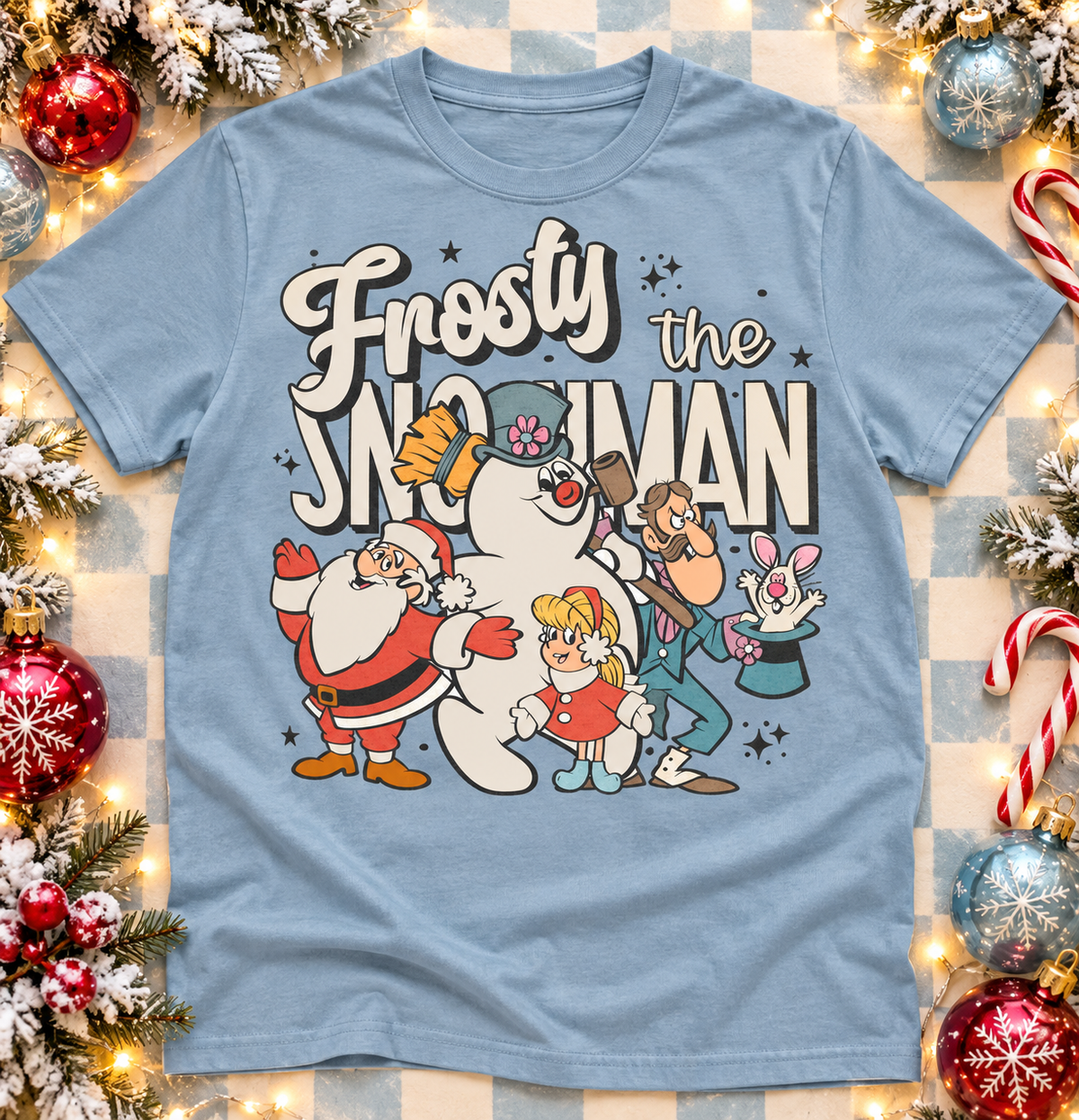 FROSTY TSHIRT DTF TRANSFER