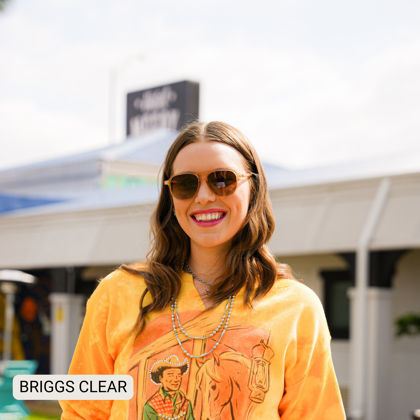 Briggs - Women's Polarized Small/ Medium Aviator