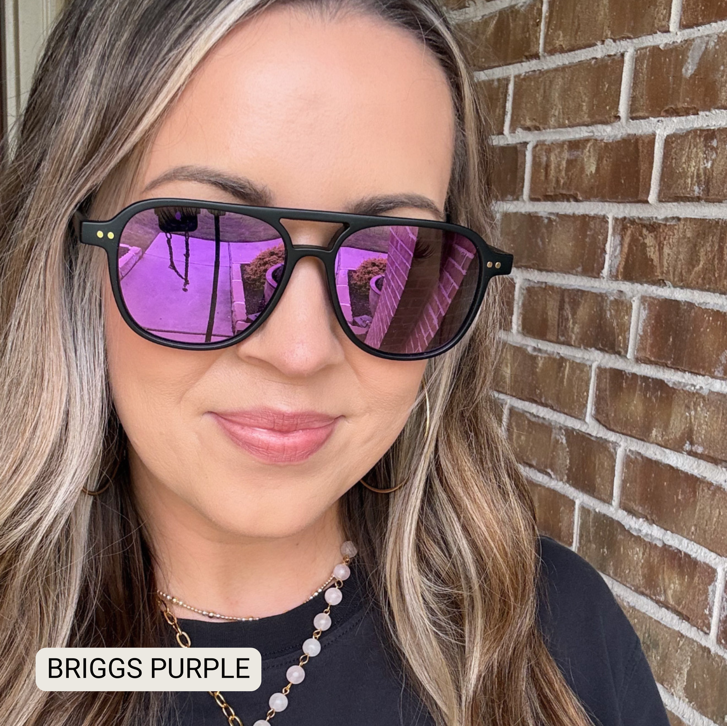 Briggs - Women's Polarized Small/ Medium Aviator