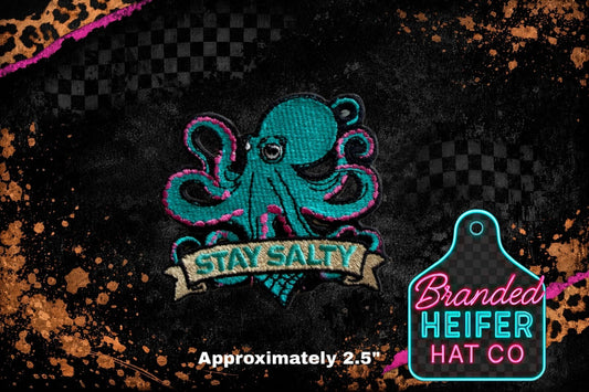 STAY SALTY |  EMBROIDERY PATCH