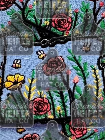 OREGON WILDFLOWERS |  EMBROIDERY PATCH
