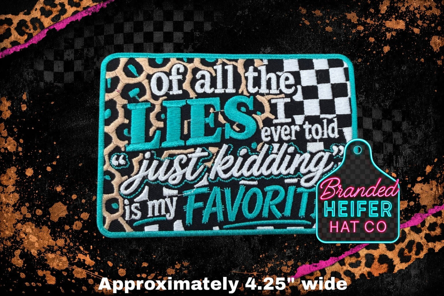OF ALL THE LIES  l EMBROIDERY PATCH