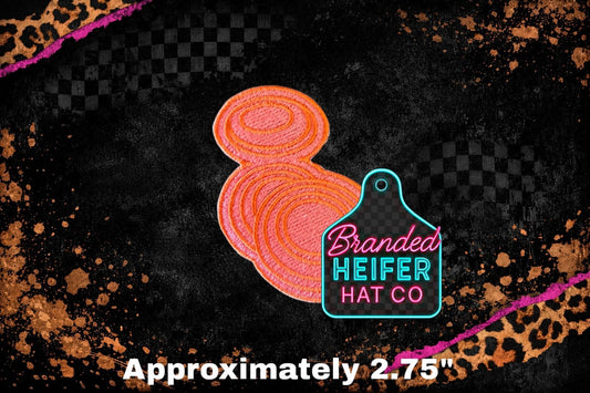 SKEET DISK | EMBROIDERY PATCH | SLIGHT DEFECTS