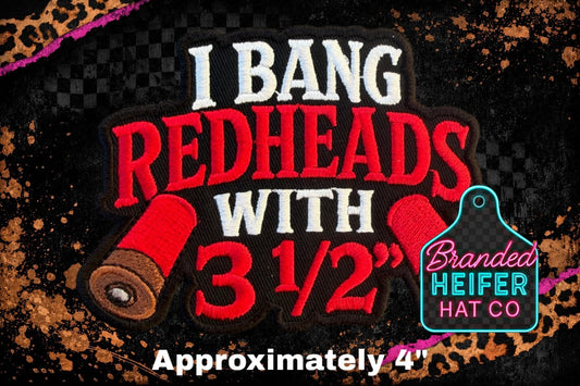 I BANG REDHEADS  | EMBROIDERY PATCH