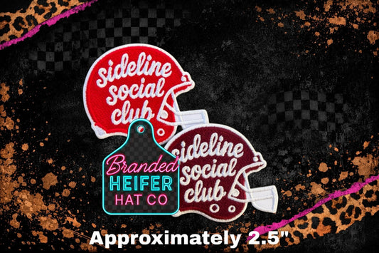 SIDELINE SOCIAL CLUB |  EMBROIDERY PATCH