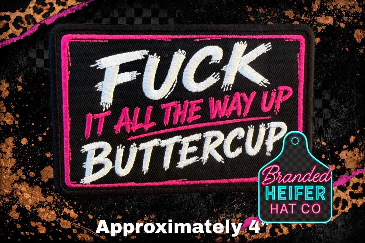FUCK IT ALL THE WAY UP | EMBROIDERY PATCH