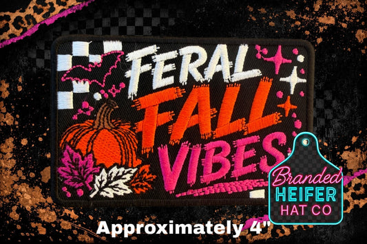 FERAL FALL VIBES | EMBROIDERY PATCH