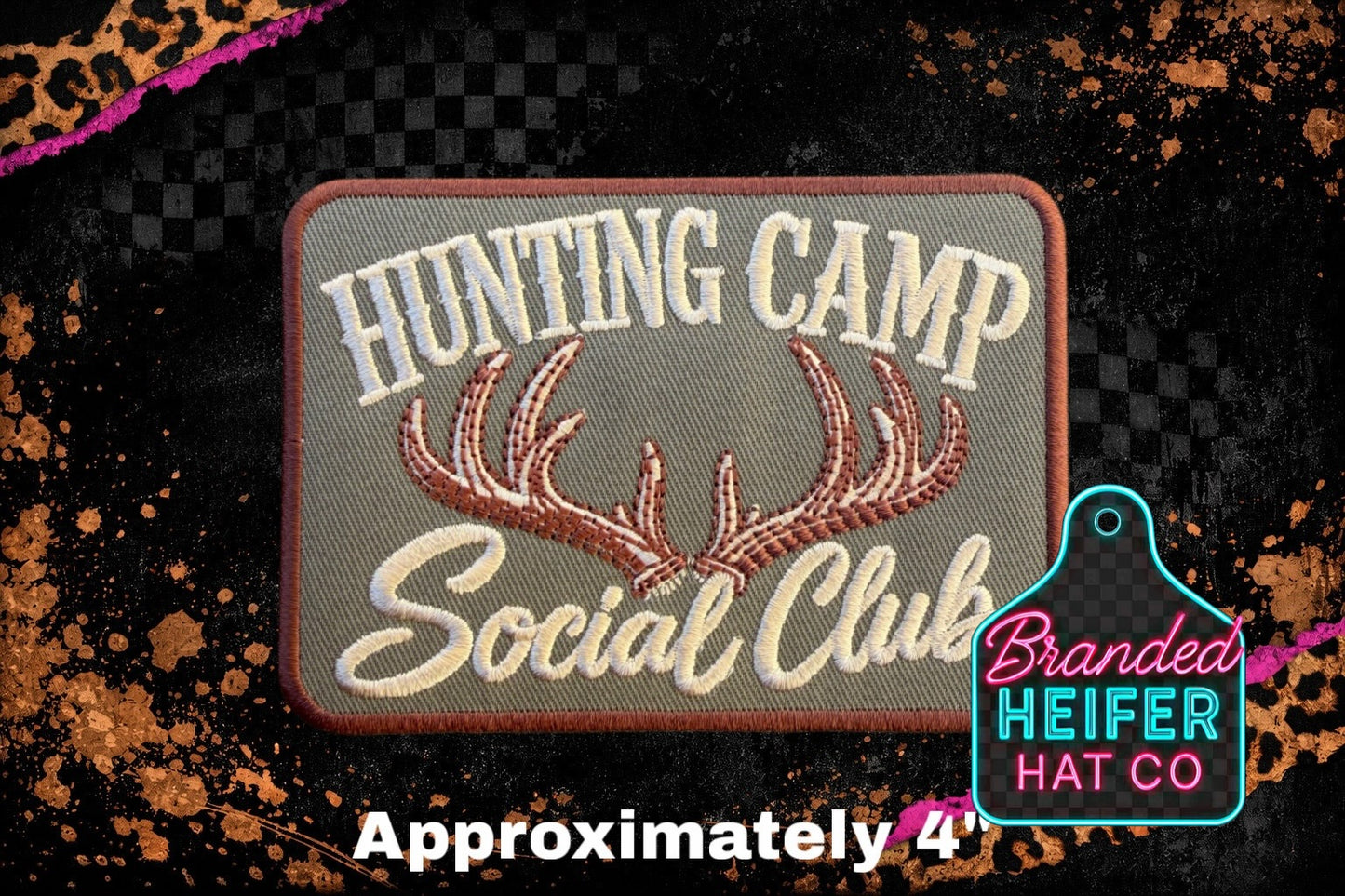 HUNTING CAMP SOCIAL CLUB | EMBROIDERY PATCH