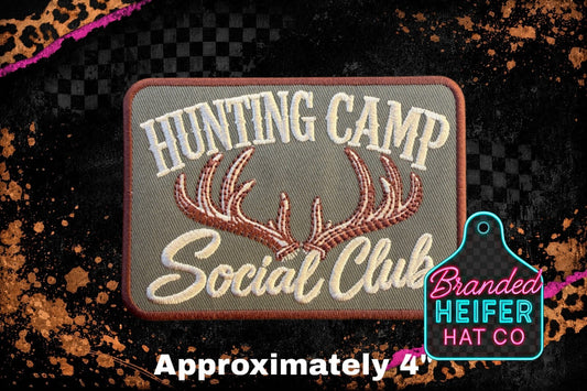 HUNTING CAMP SOCIAL CLUB | EMBROIDERY PATCH