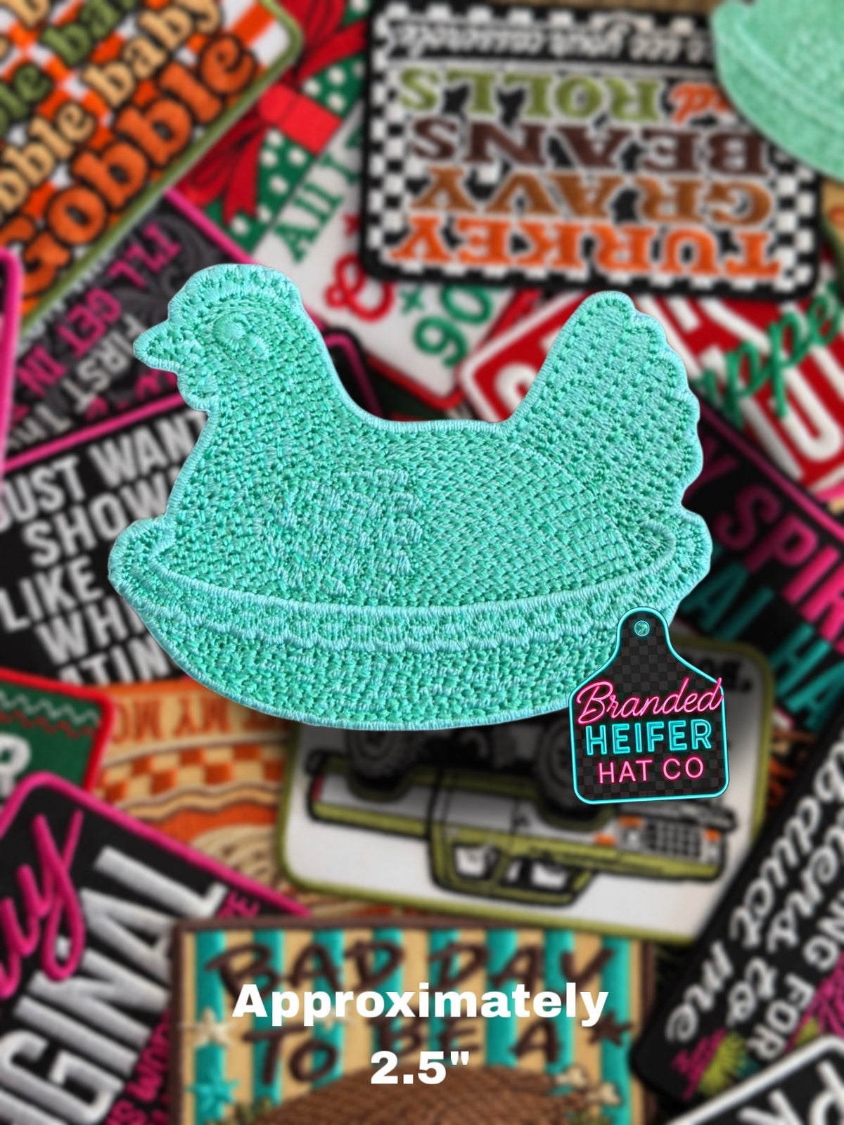 HEN ON A NEST | EMBROIDERED PATCH