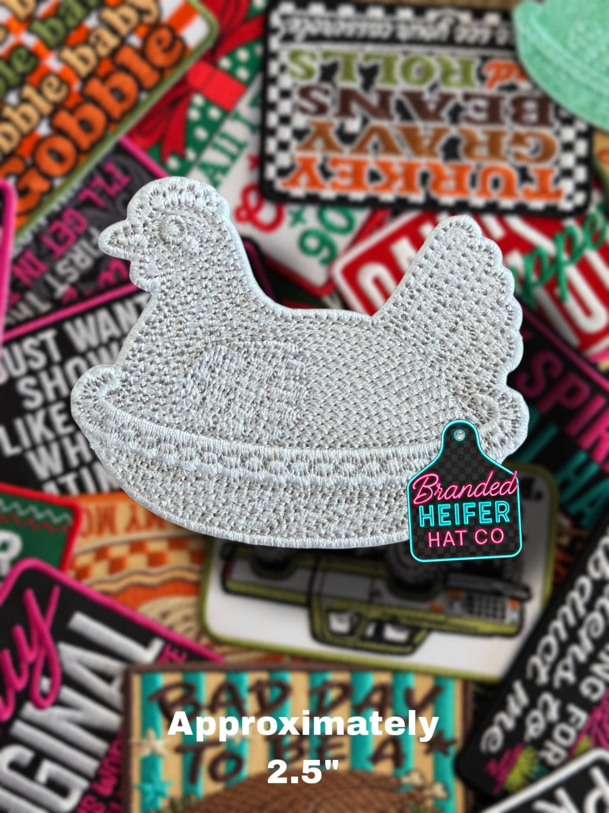 HEN ON A NEST | EMBROIDERED PATCH