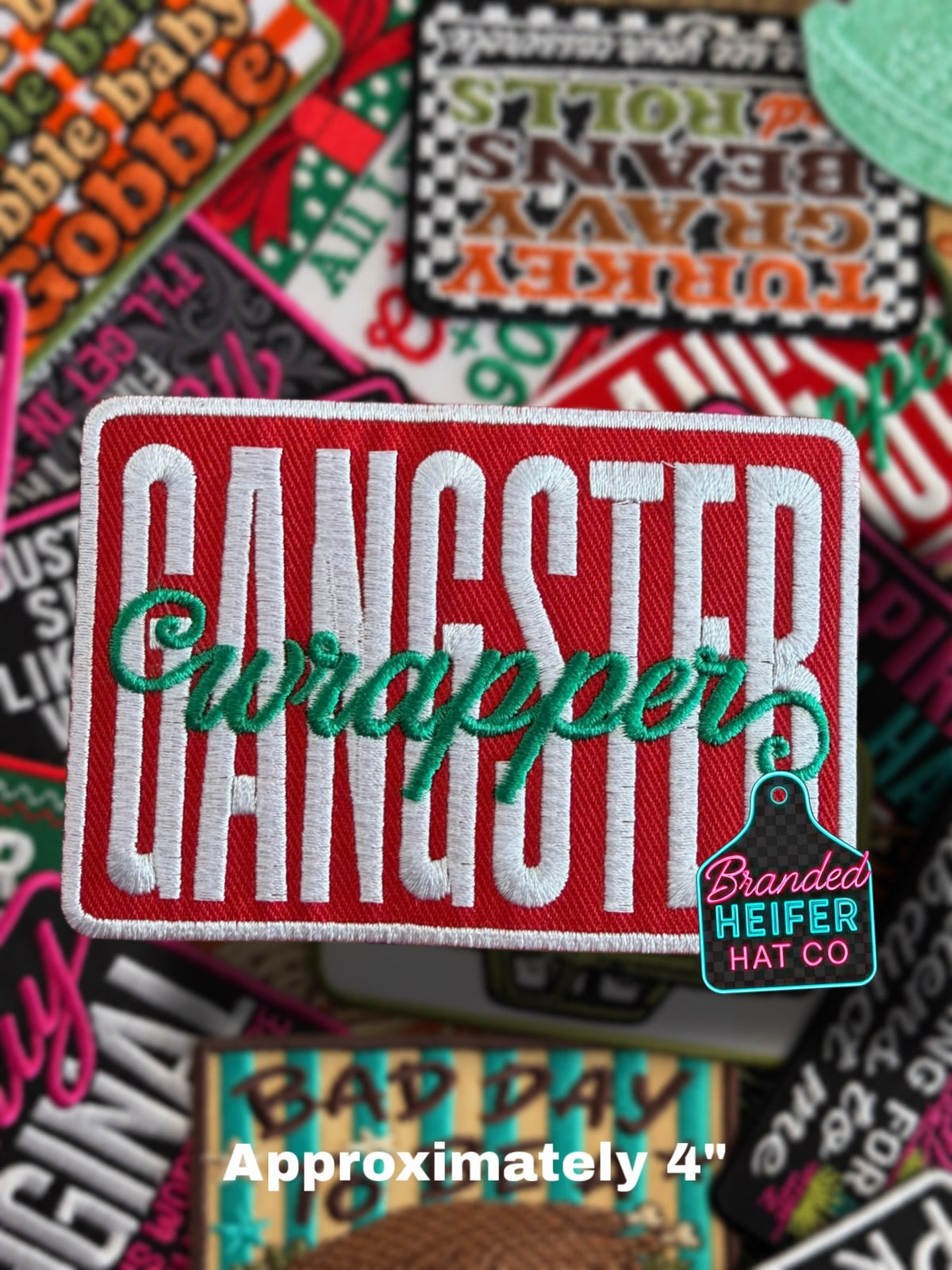 GANSTER WRAPPER | EMBROIDERED HAT PATCH