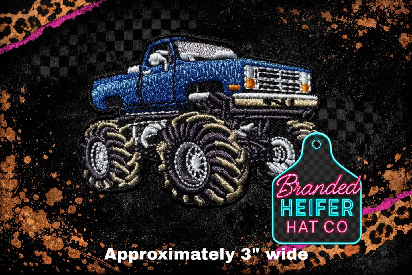 BLUE TRUCK  l EMBROIDERY PATCH