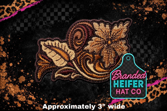 WESTERN FLORAL   l EMBROIDERY PATCH