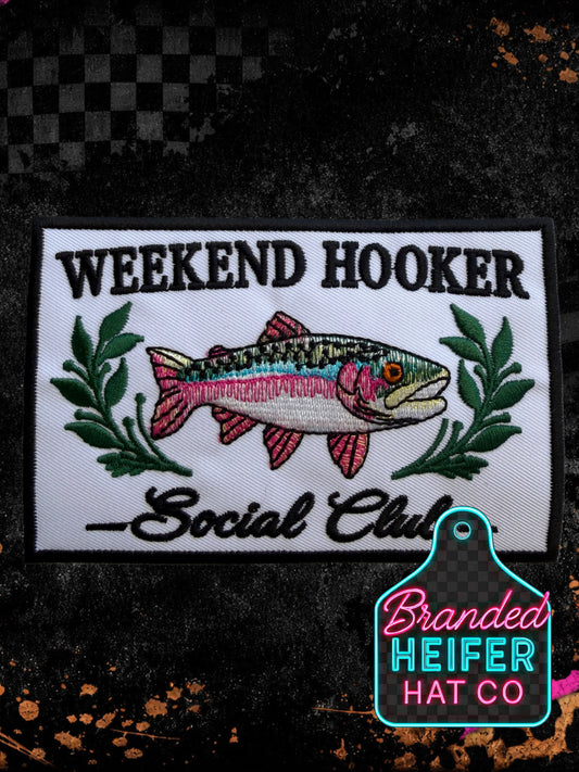 WEEKEND HOOKER SOCIAL CLUB |  EMBROIDERY PATCH