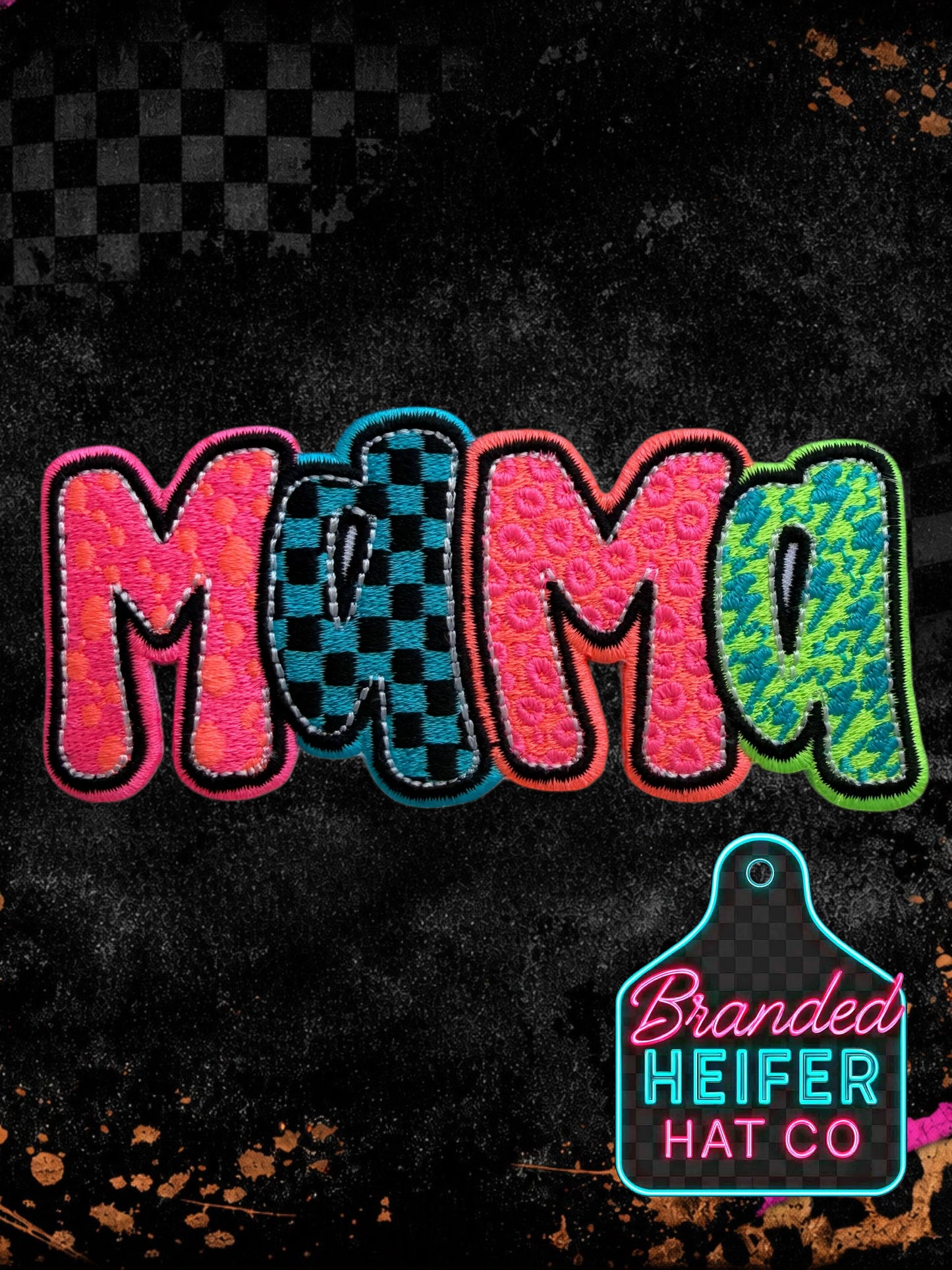 NEON MAMA |  EMBROIDERY PATCH | FINAL RESTOCK