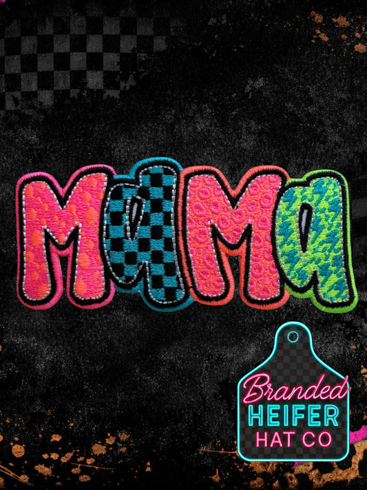 NEON MAMA |  EMBROIDERY PATCH | FINAL RESTOCK