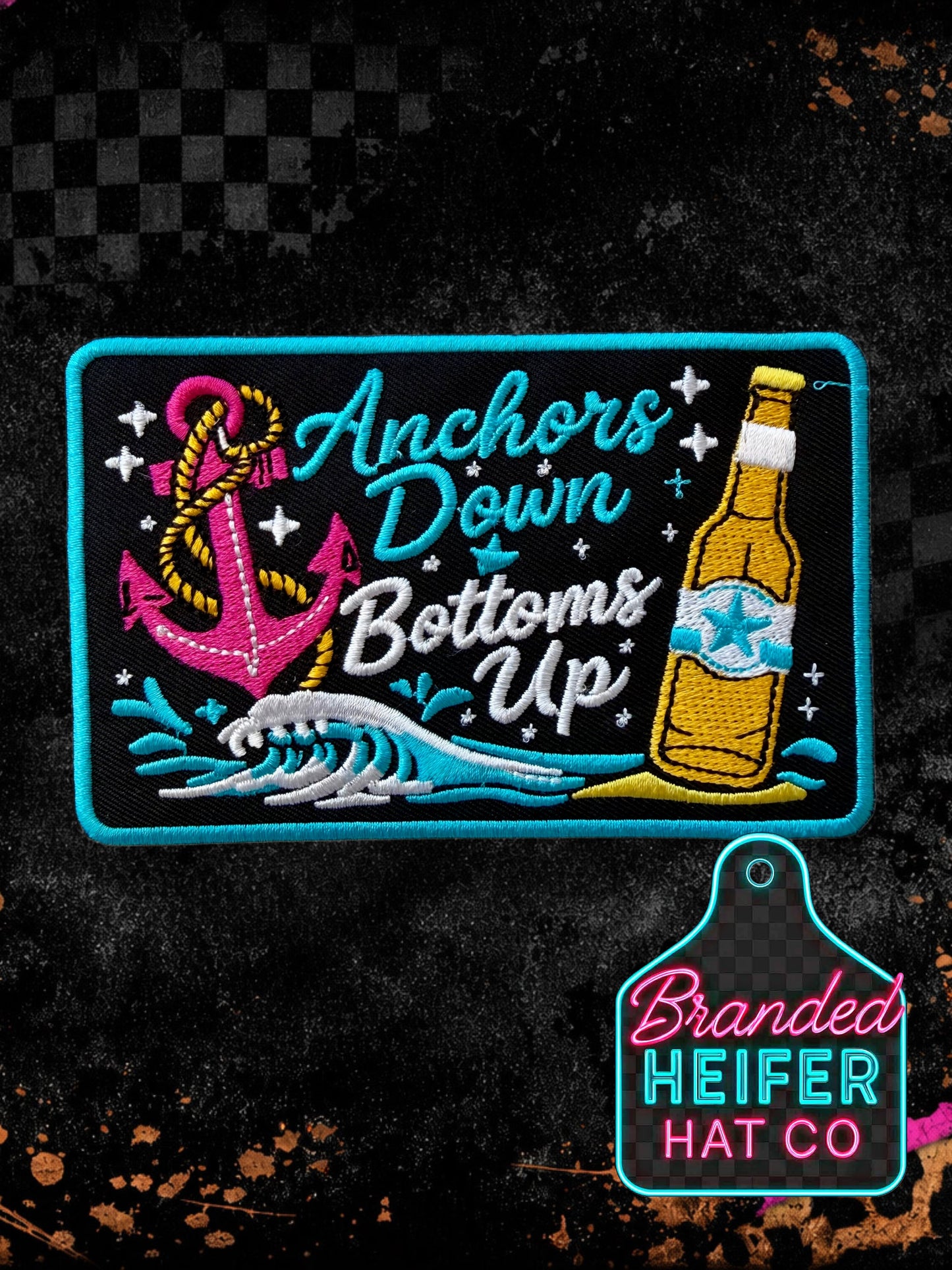 ANCHORS DOWN |  EMBROIDERY PATCH