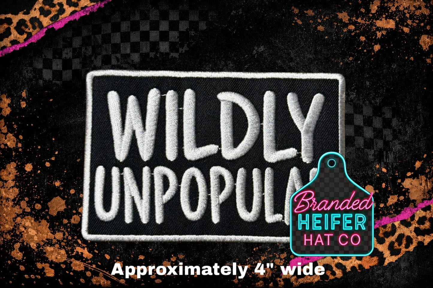 WILDY UNPOPULAR | EMBROIDERY PATCH