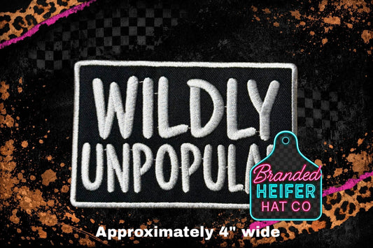 WILDY UNPOPULAR | EMBROIDERY PATCH