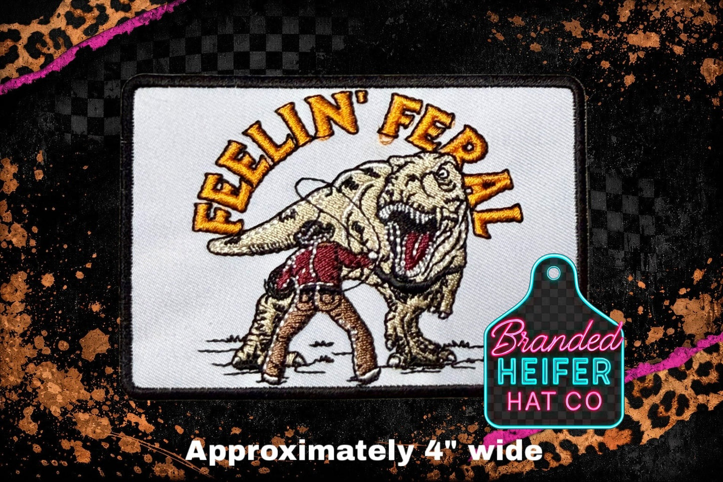 FEELING FERAL   | EMBROIDERY PATCH