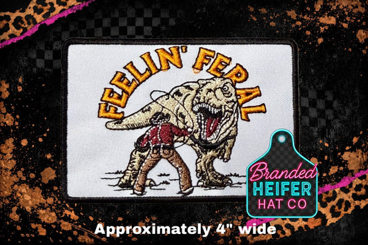 FEELING FERAL   | EMBROIDERY PATCH