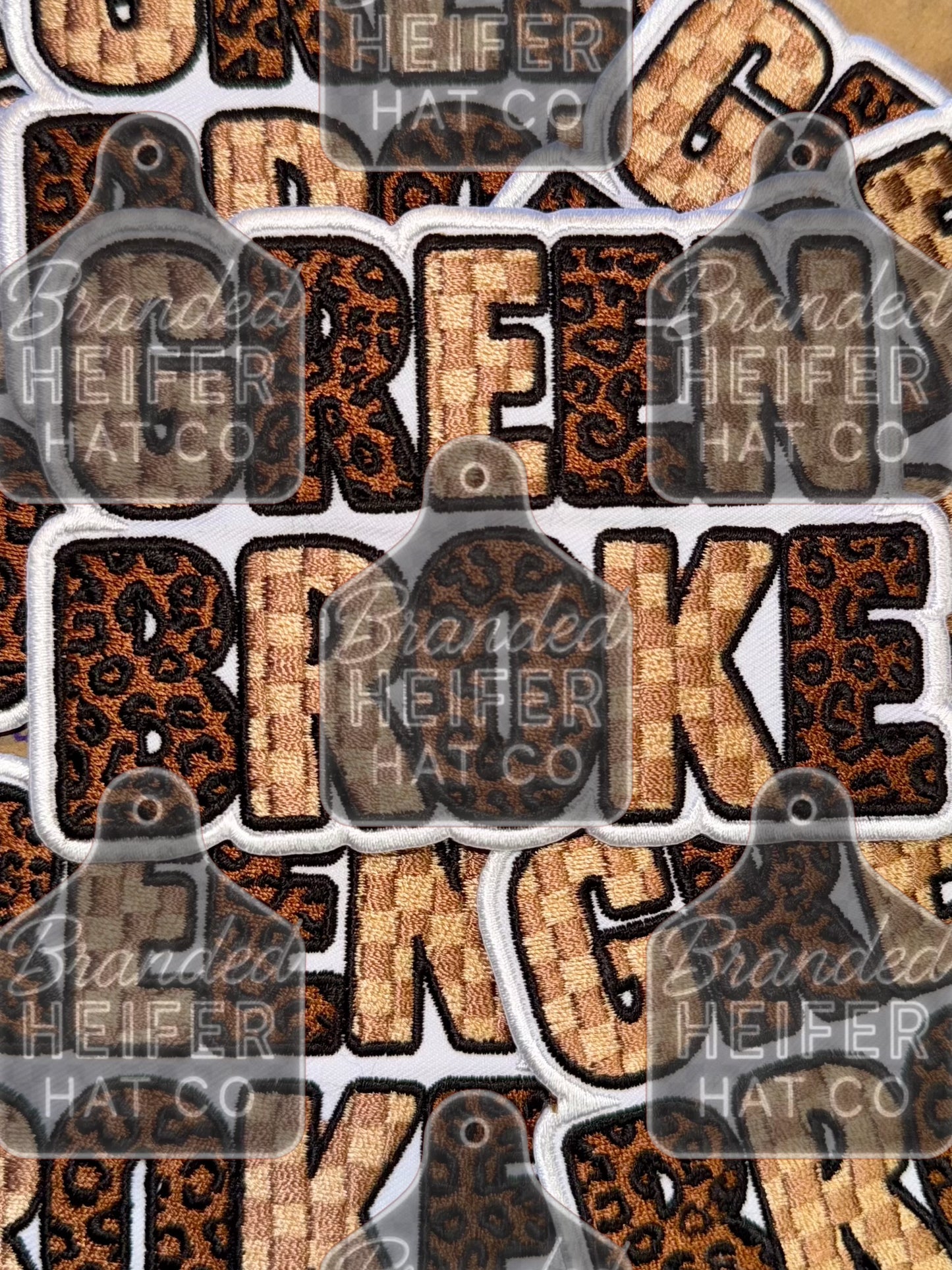 GREEN BROKE   | EMBROIDERY PATCH