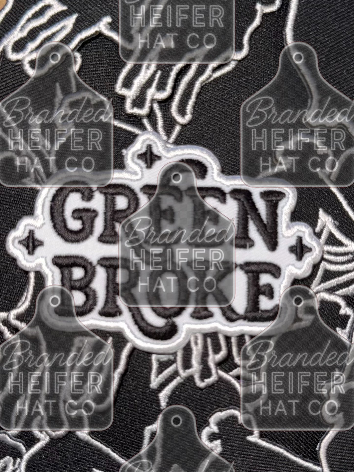 GREEN BROKE  | EMBROIDERY PATCH