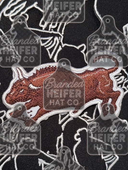BUCKING BULL  | EMBROIDERY PATCH