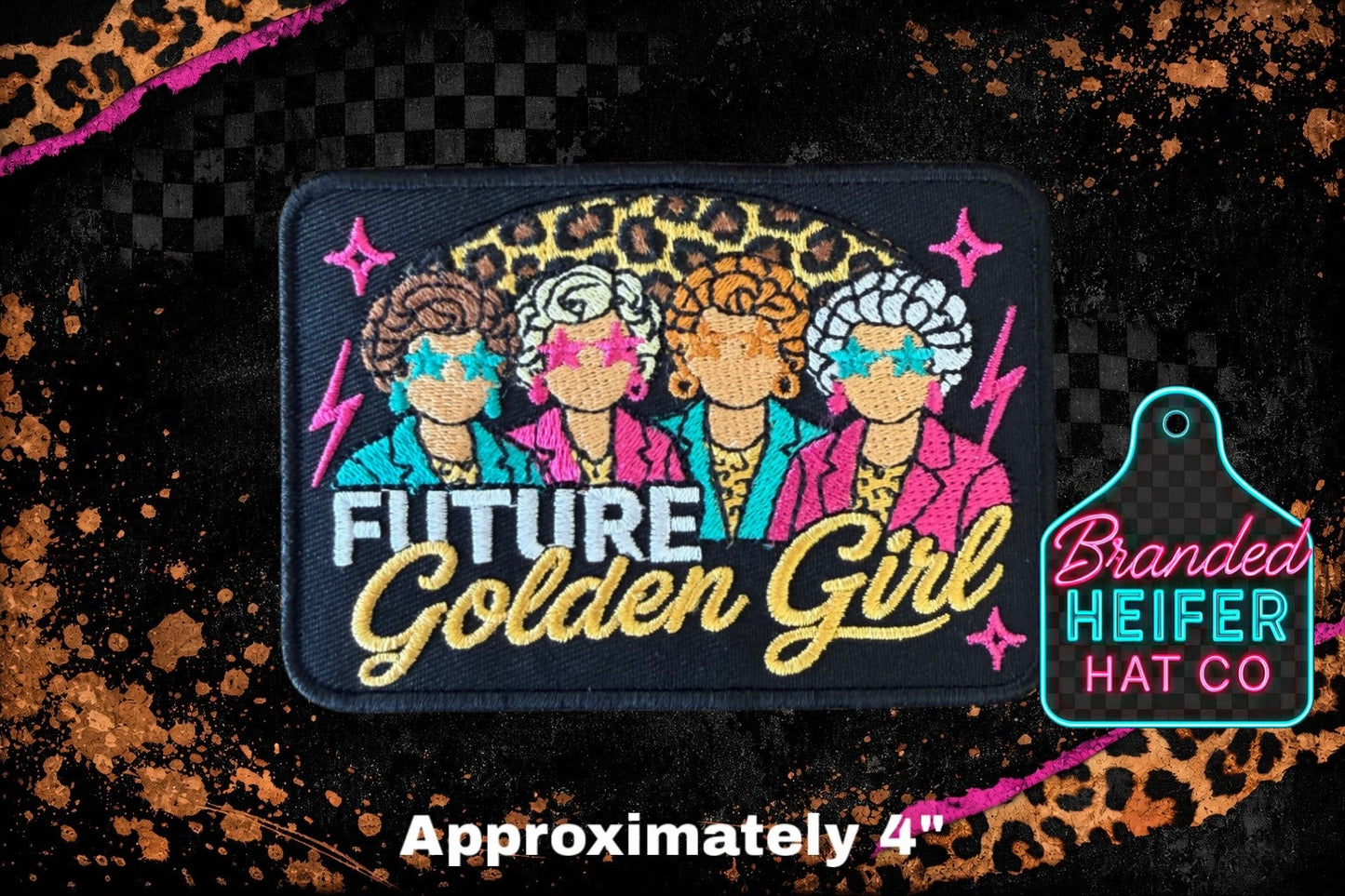 FUTURE GOLDEN GIRL  | EMBROIDERY PATCH