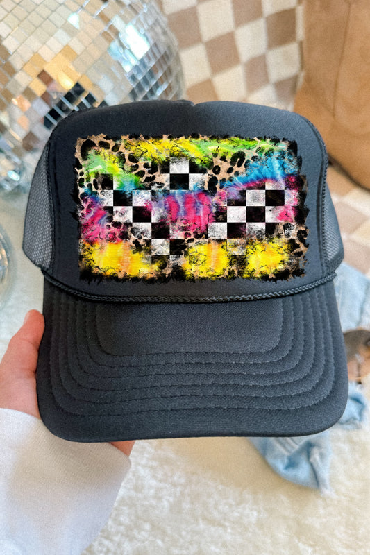 Rainbow checkered DTF